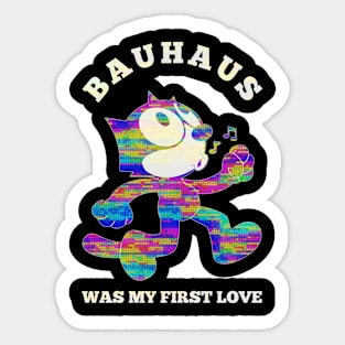 bauhaus felix glitch Sticker